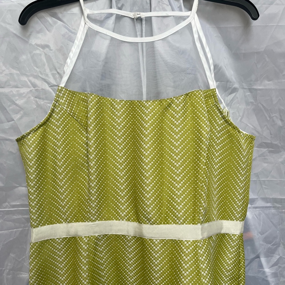 J Taylor green summer dress